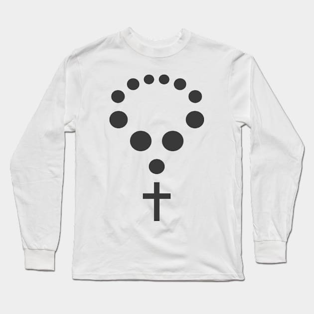 Decade 10-bead Rosary / Chotki Long Sleeve T-Shirt by neememes